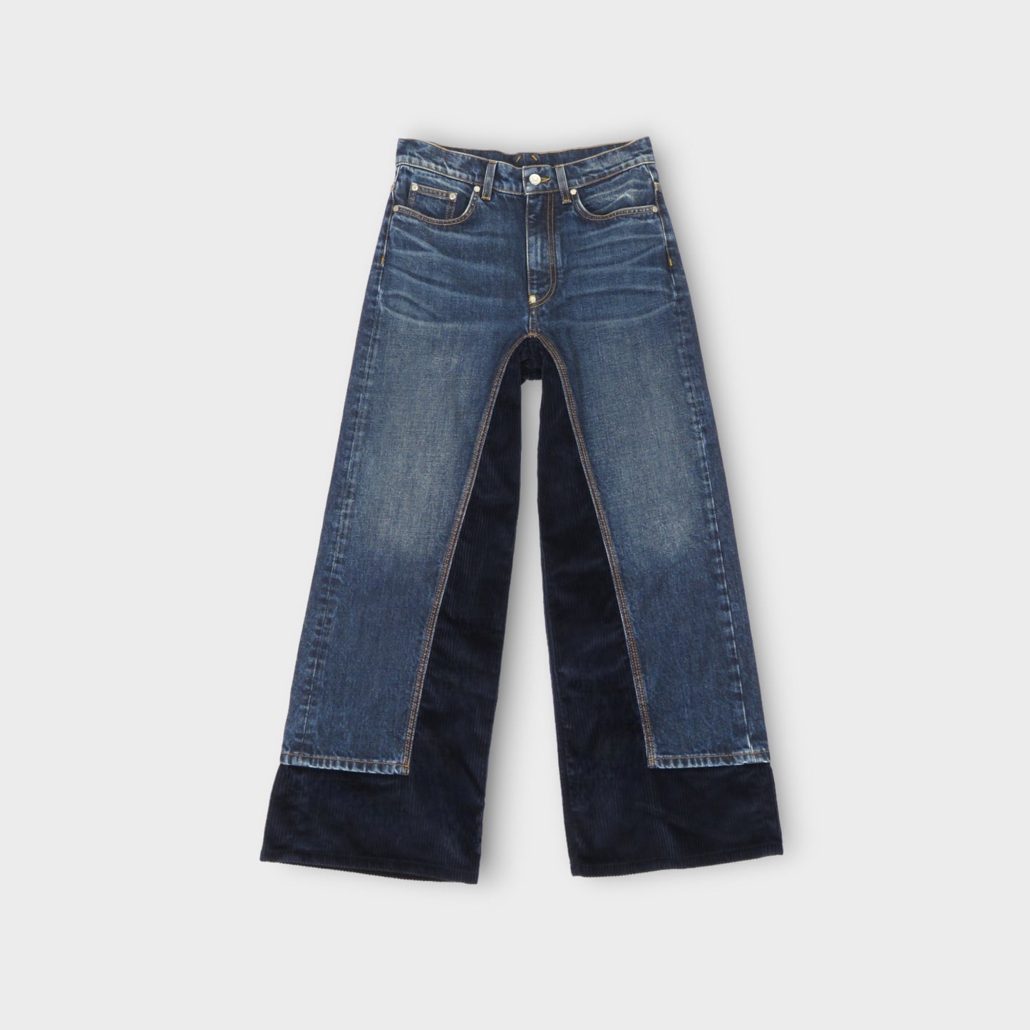 STELLA McCARTNEY Dark Vintage Corduroy Detailed Jeans for asia