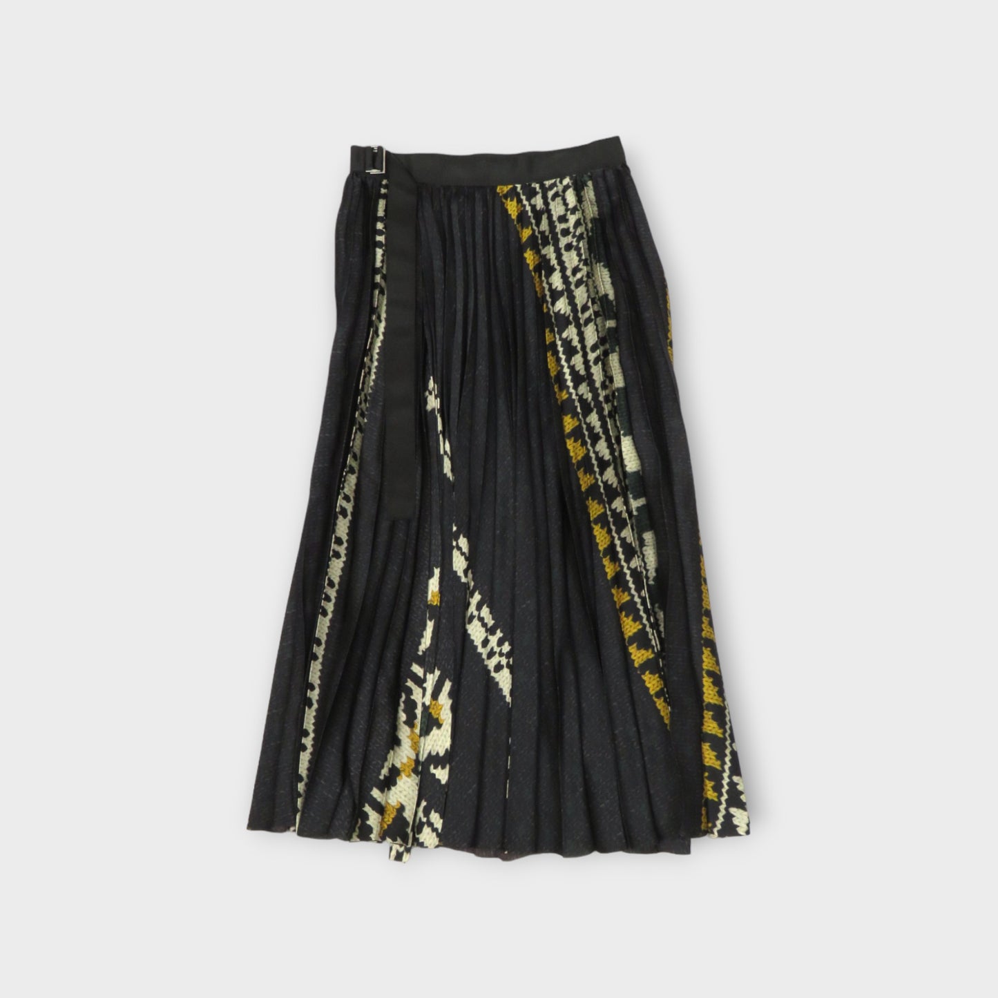 sacai Pattern Knit Print Skirt