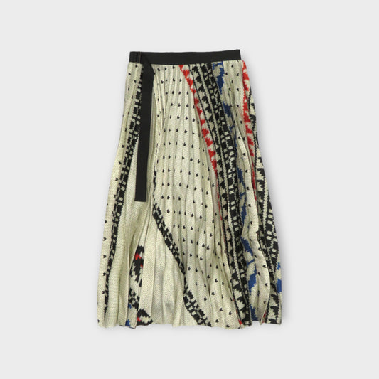 sacai Pattern Knit Print Skirt