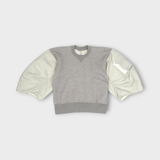 sacai Nylon Twill x Sponge Sweat Pullover