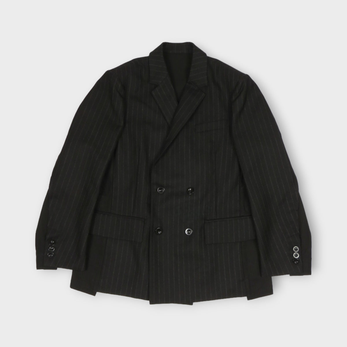 sacai Chalk Stripe x Rip Stop Jacket – mou by ACROPOLIS