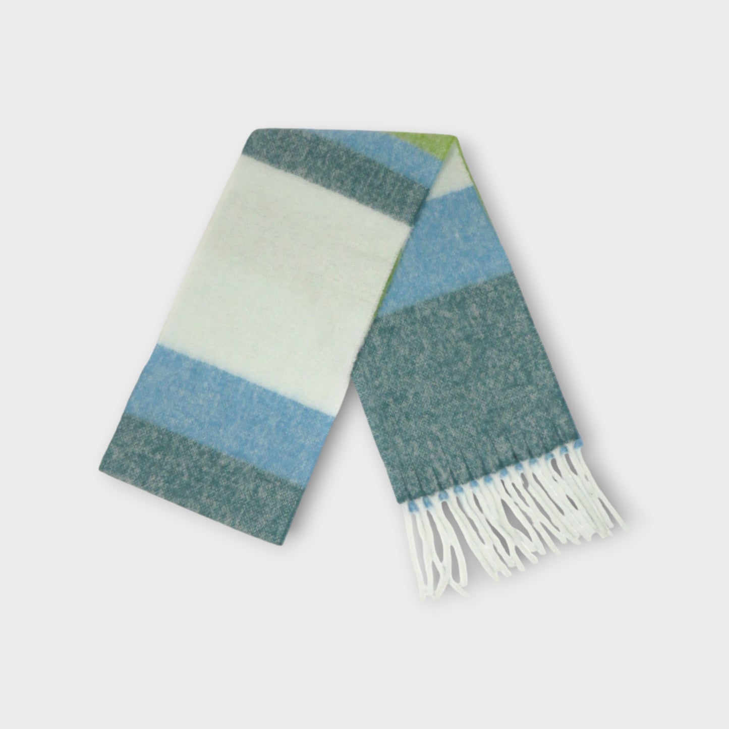 MAISON KITSUNÉKITSUNE ALPACA STRIPES SCARF