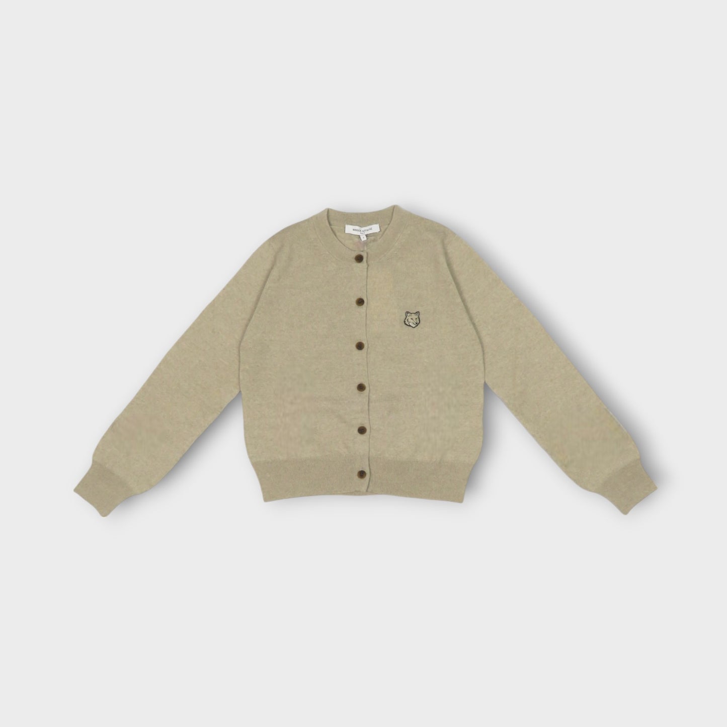 MAISON KITSUNÉ BOLD FOX HEAD PATCH REGULAR CARDIGAN