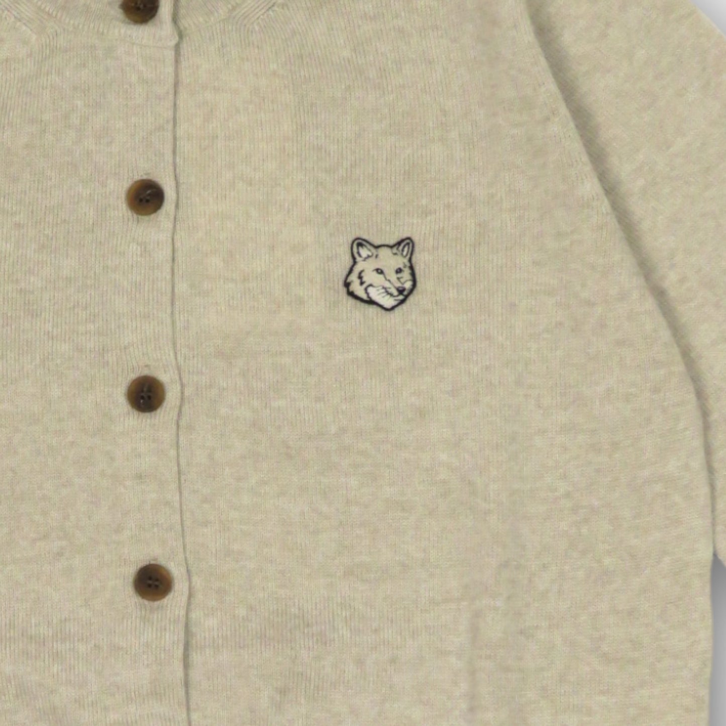 MAISON KITSUNÉ BOLD FOX HEAD PATCH REGULAR CARDIGAN