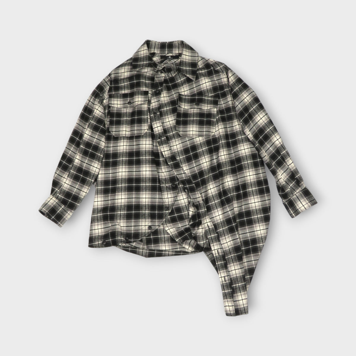 ANREALAGE BALL CHECK SHIRT – mou by ACROPOLIS