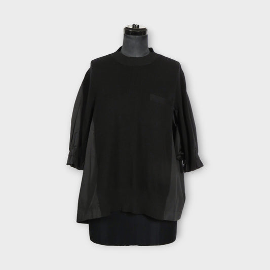 sacai Cotton Knit Pullover