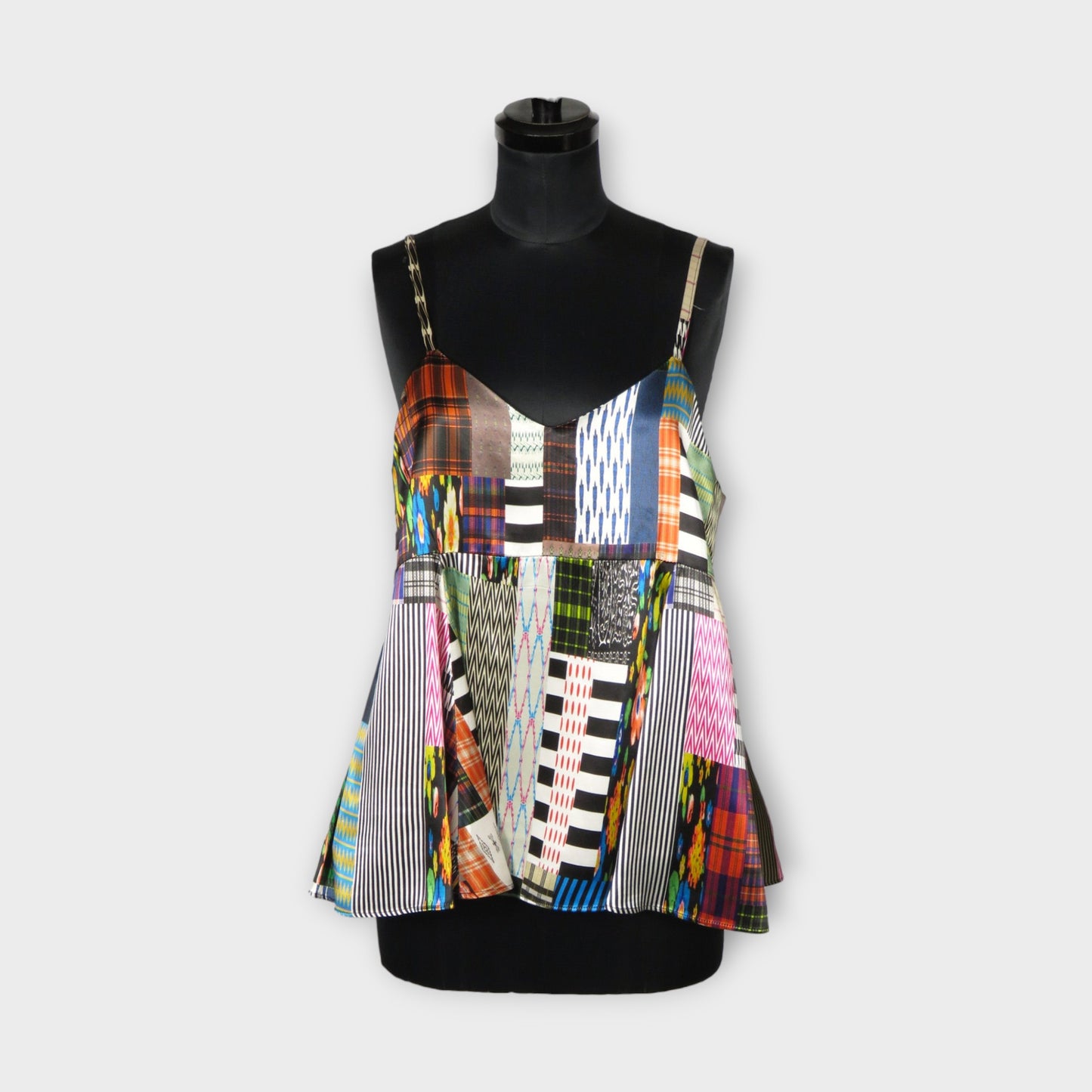 ANREALAGE PATCHWORK PRINT CAMISOLE