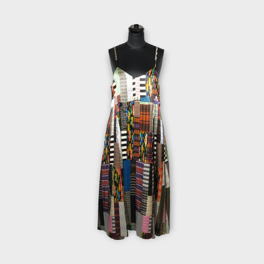 ANREALAGE PATCHWORK PRINT ONE PIECE