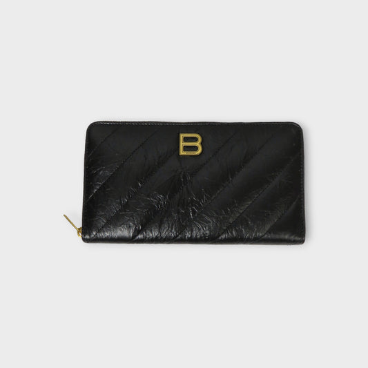 BALENCIAGA CRUSH CONTINENTAL WALLET