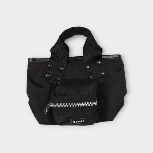 sacai Coal Tote Bag Small