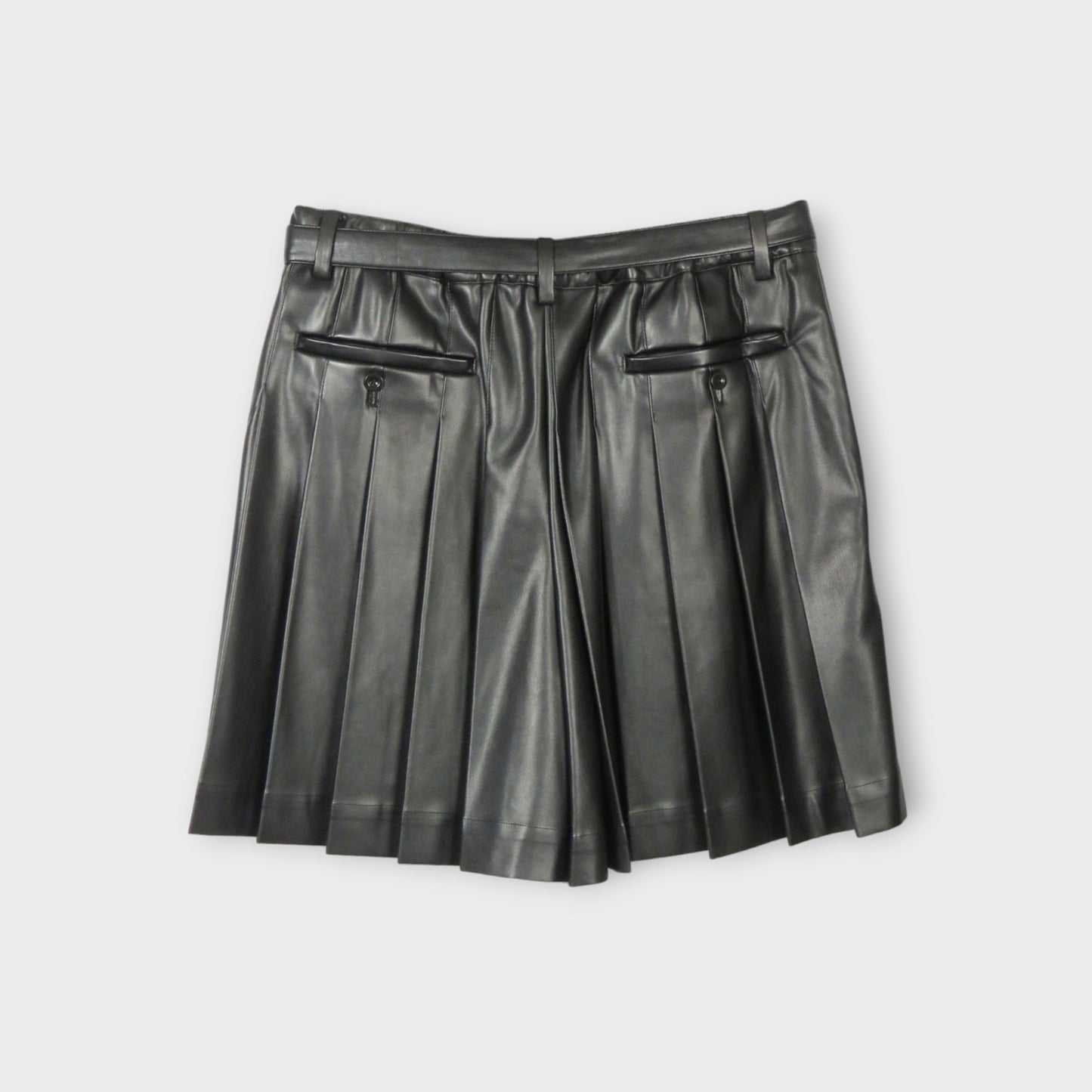 sacai Faux Leather Shorts