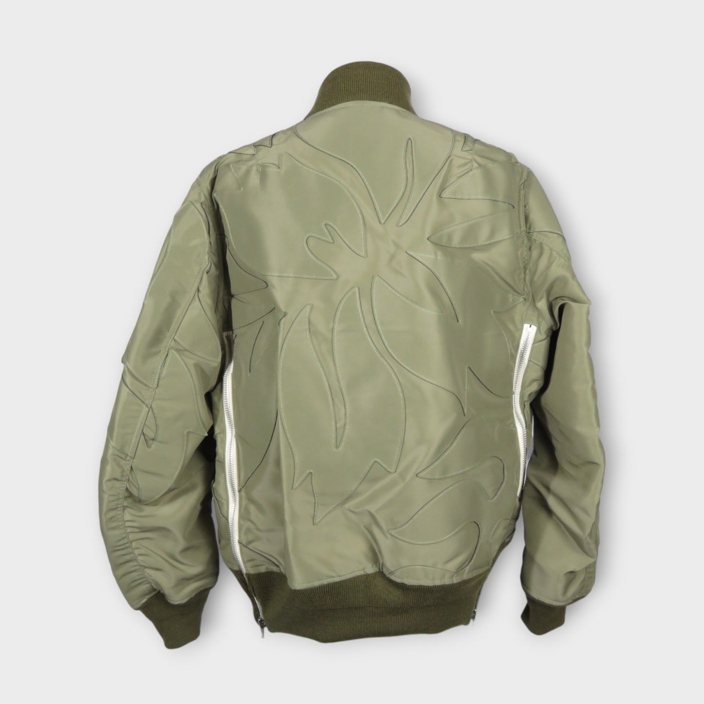 sacai Nylon Twill Embroidered Patch Blouson