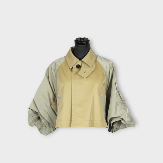 sacai Cotton Gabardine x Nylon Twill Jacket