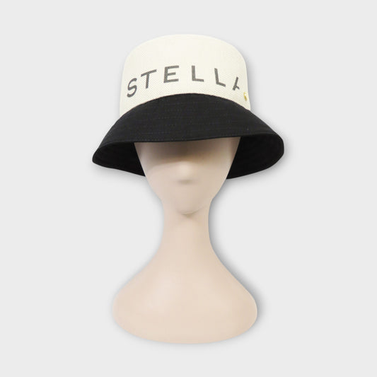 STELLA McCARTNEY HAT ECO SALT & PEPPER CANVAS