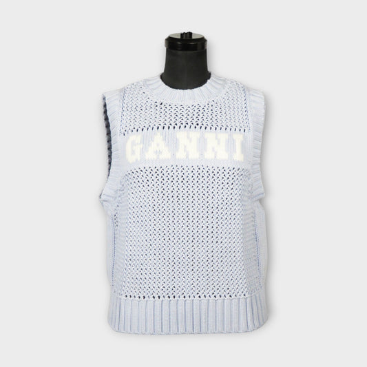 GANNI Cotton Rope Vest