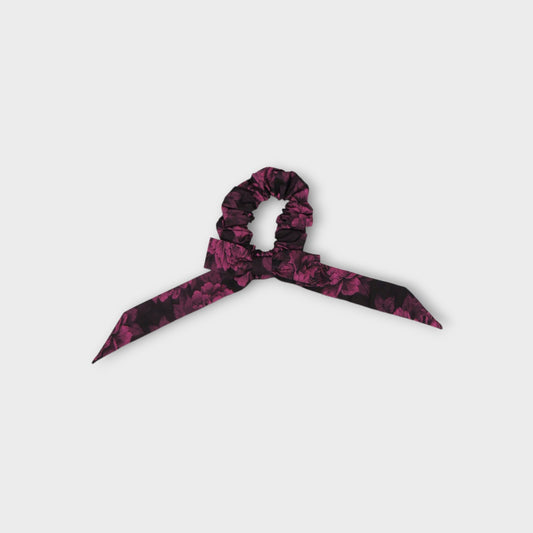 GANNI Botanical Jacquard Bow Scrunchie