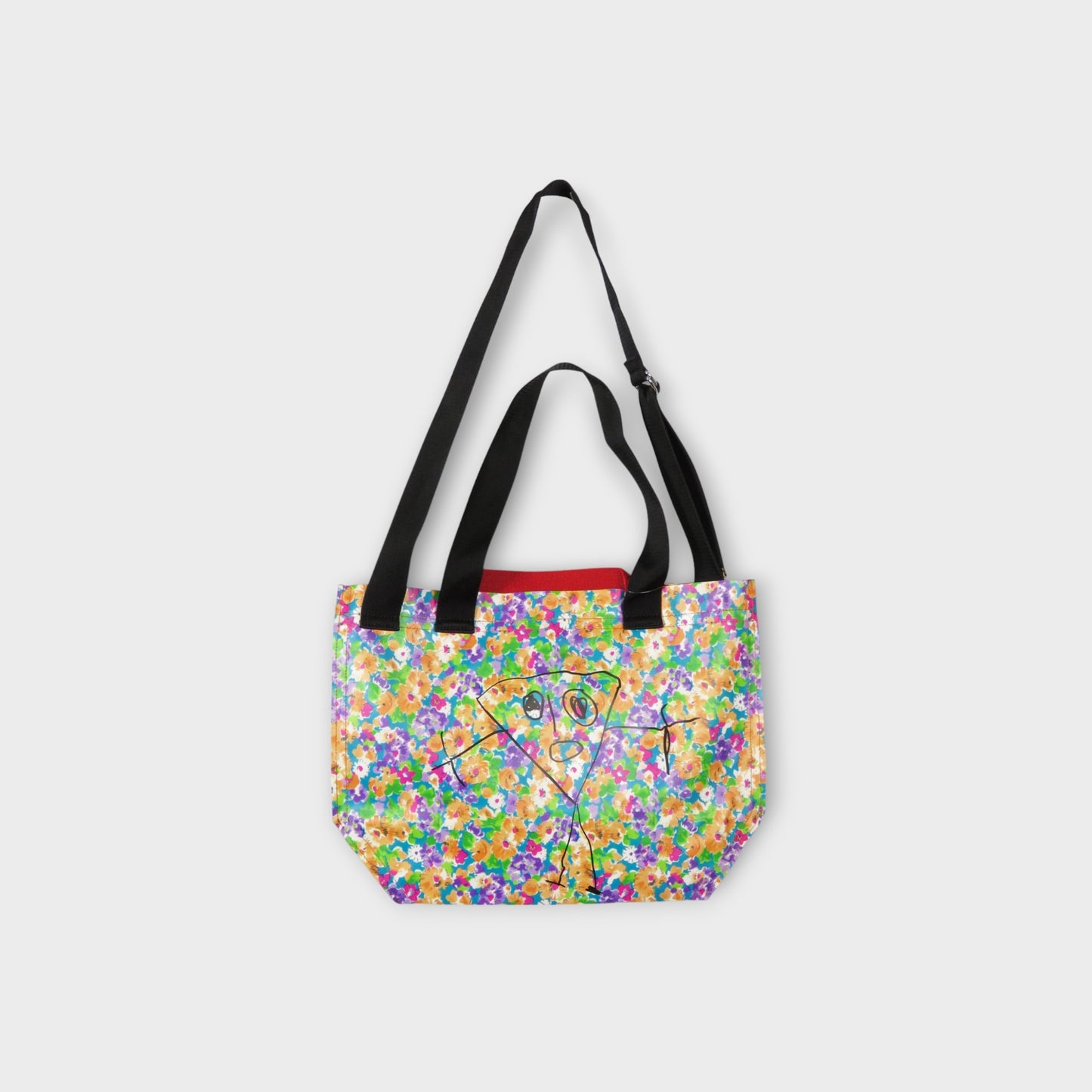 PLAN C MEDIUM PRINTED SHOPPER BAG