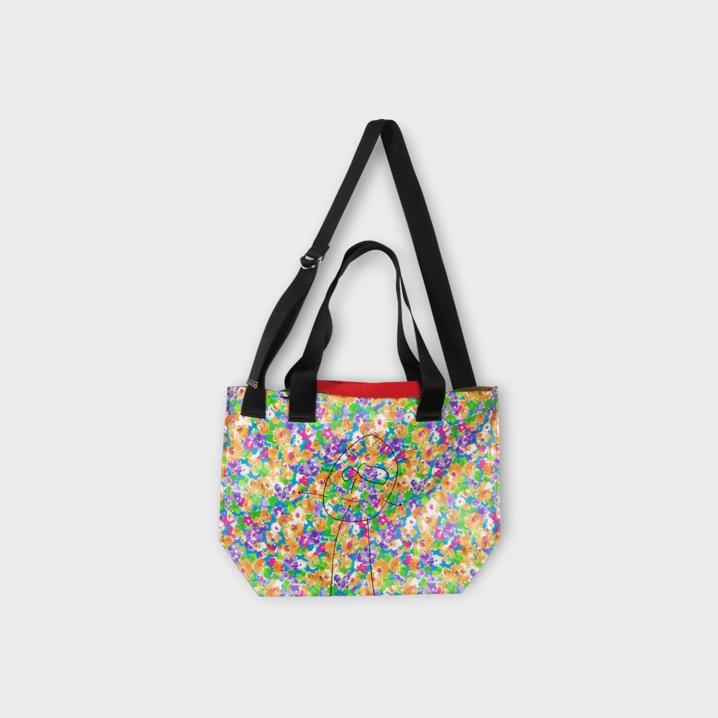 PLAN C MEDIUM PRINTED SHOPPER BAG