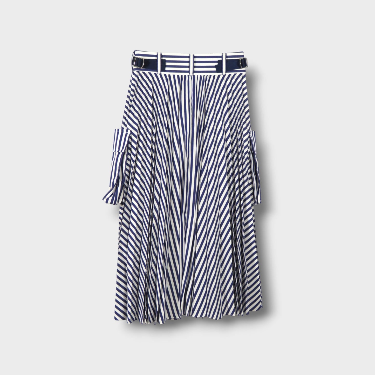 sacai Thomas Mason Cotton Poplin Skirt