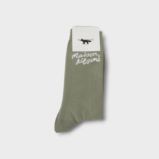 MAISON KITSUNÉ MAISON KITSUNÉ HANDWRITTING SOCKS