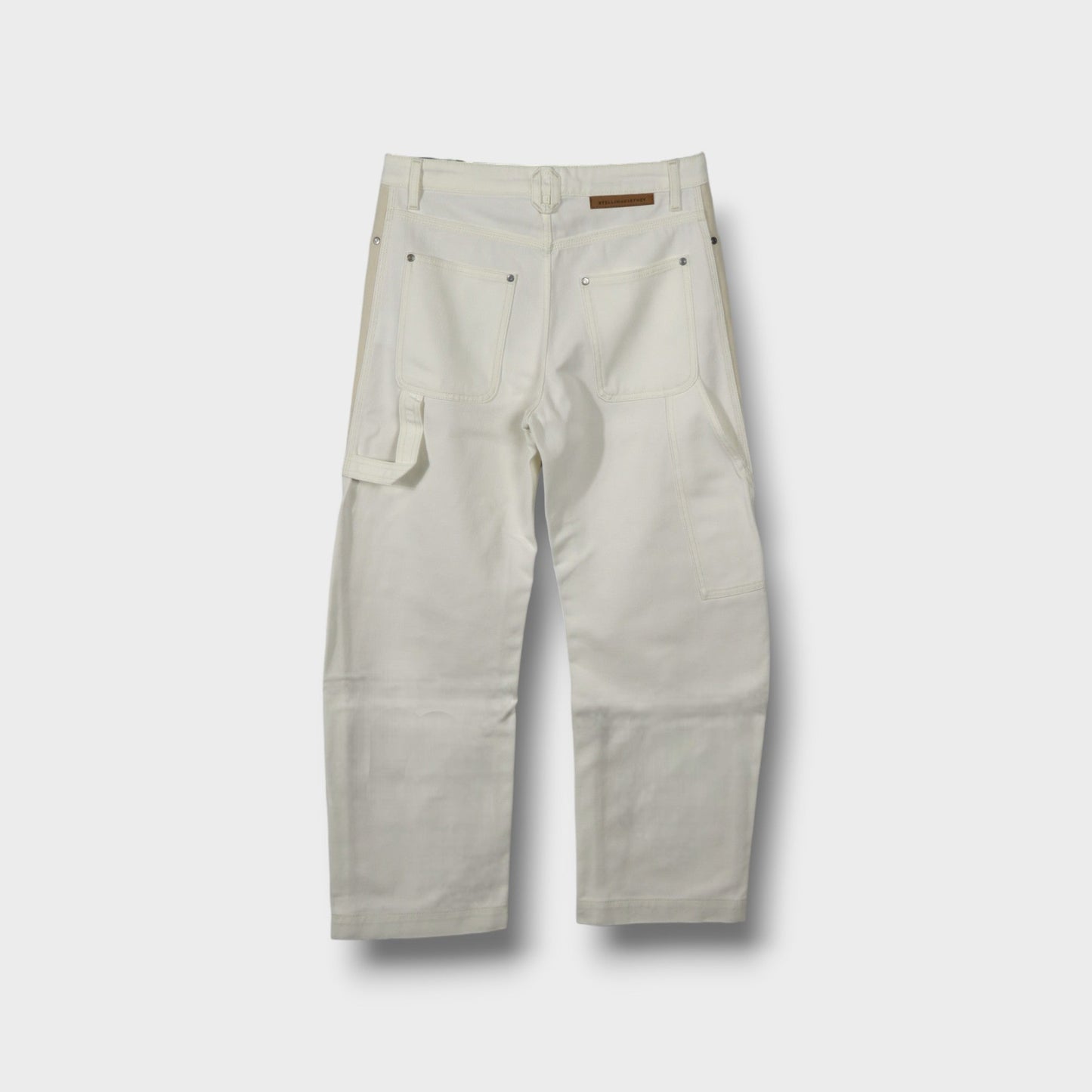 STELLA McCARTNEY Ecru/White Banana Jeans