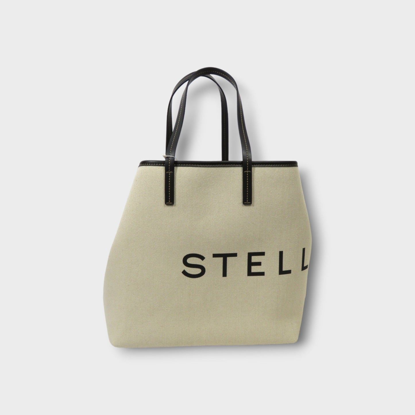 STELLA McCARTNEY Tote Bag Eco Salt And Pepper Canvas