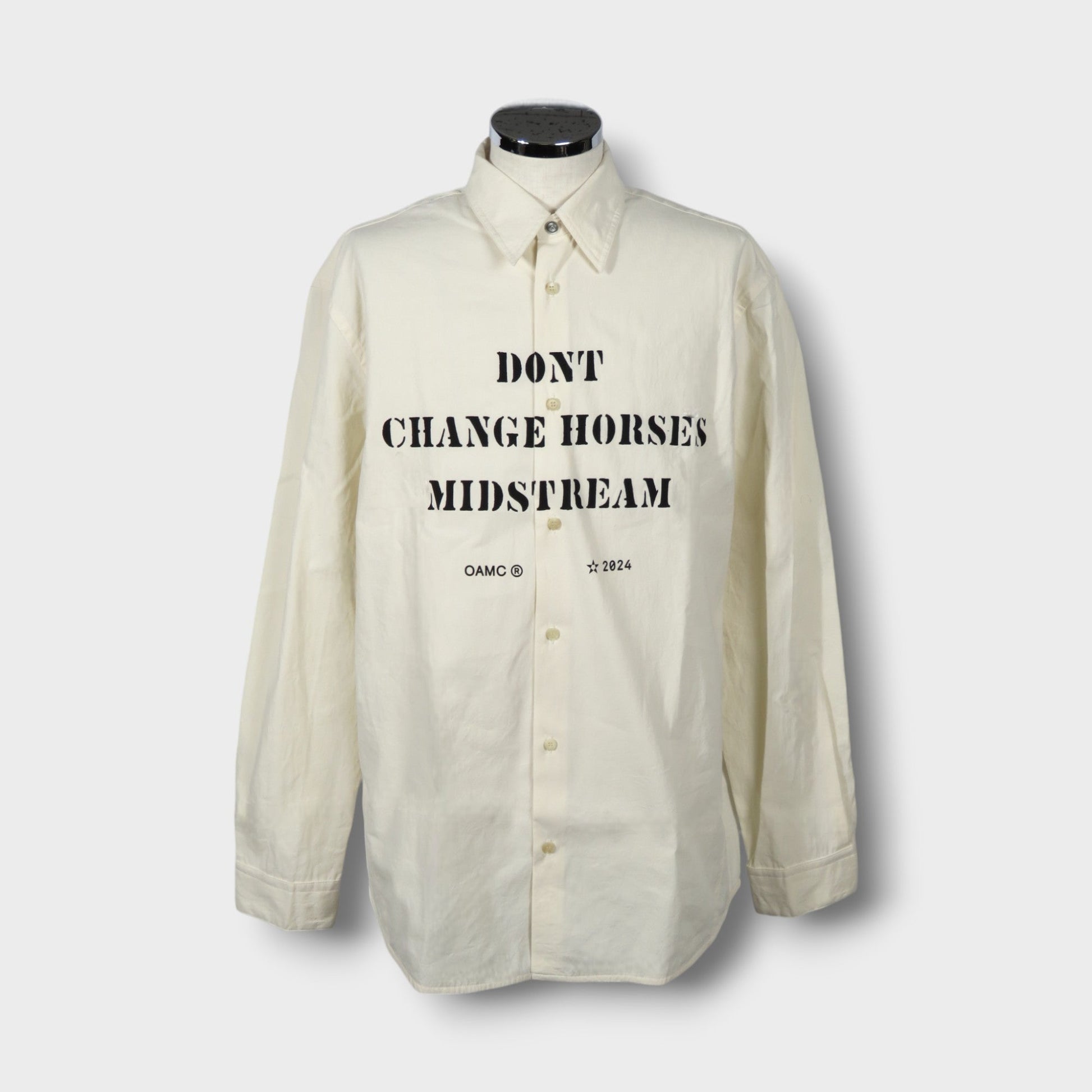 OAMC MARK SHIRT, PRINT – mou by ACROPOLIS OAMC MARK SHIRT, PRINT – mou by ACROPOLIS