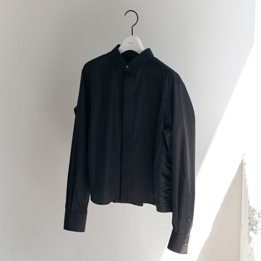 sacai WOMEN Cotton Poplin x Nylon Twill Shirt