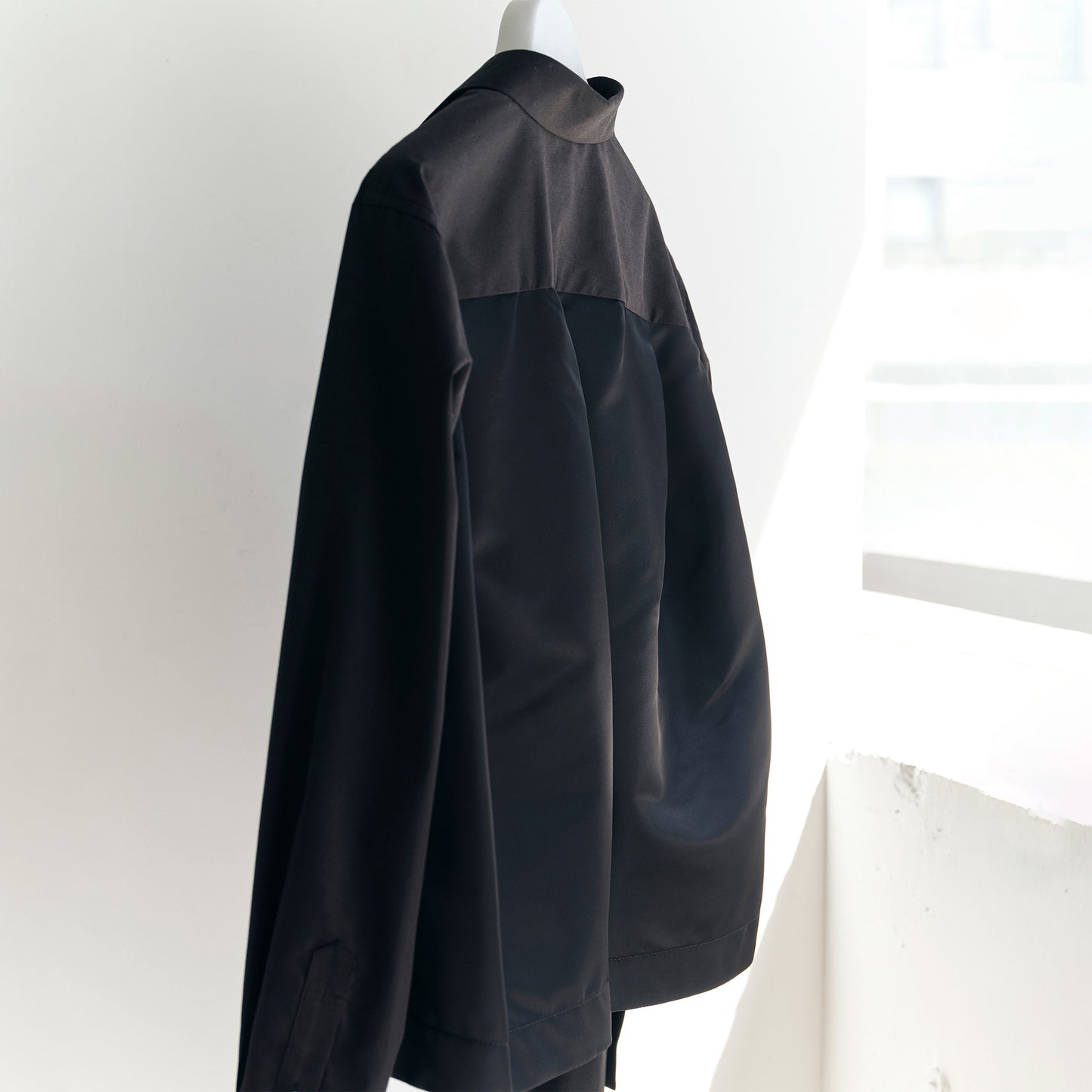 sacai WOMEN Cotton Poplin x Nylon Twill Shirt