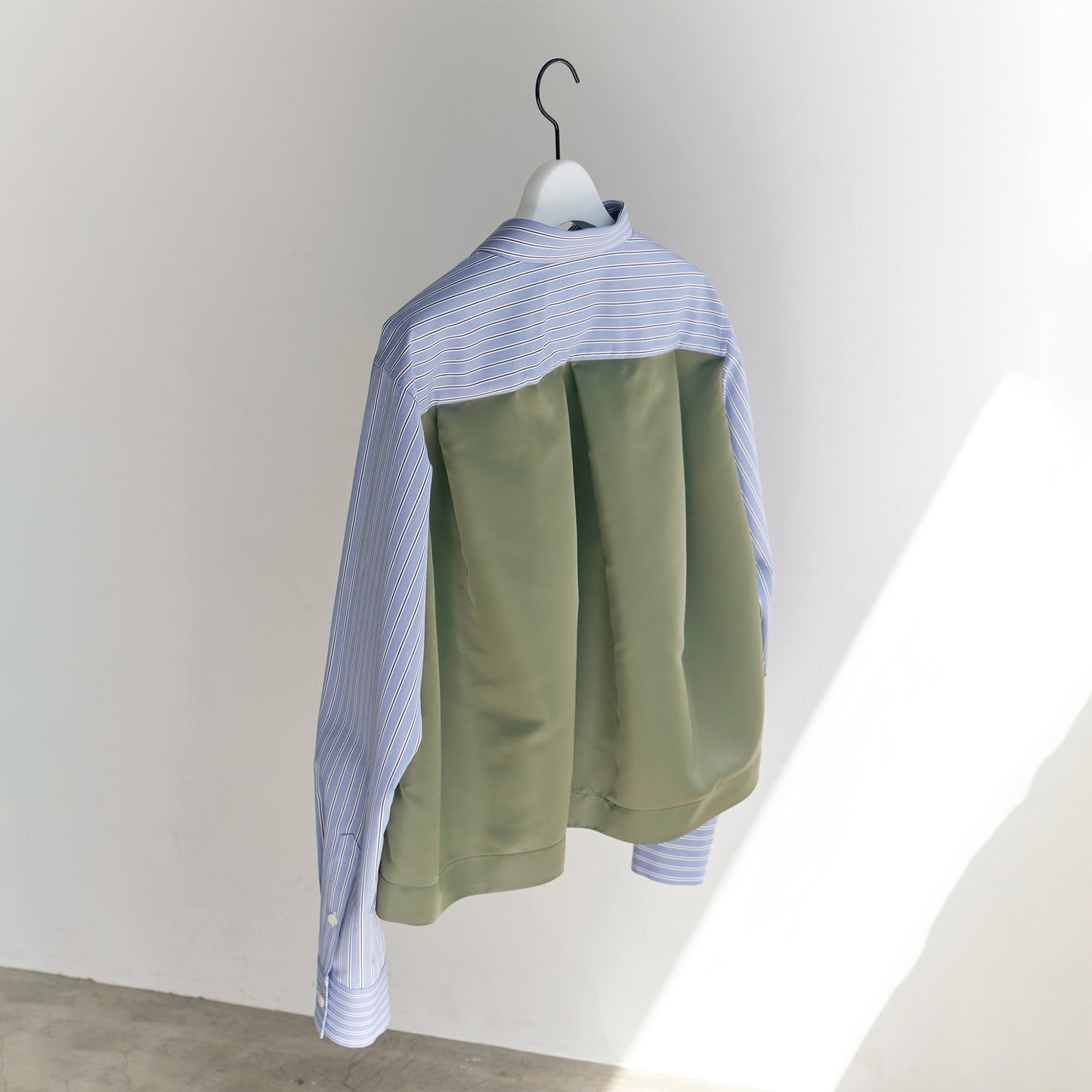 sacai WOMEN Cotton Poplin x Nylon Twill Shirt