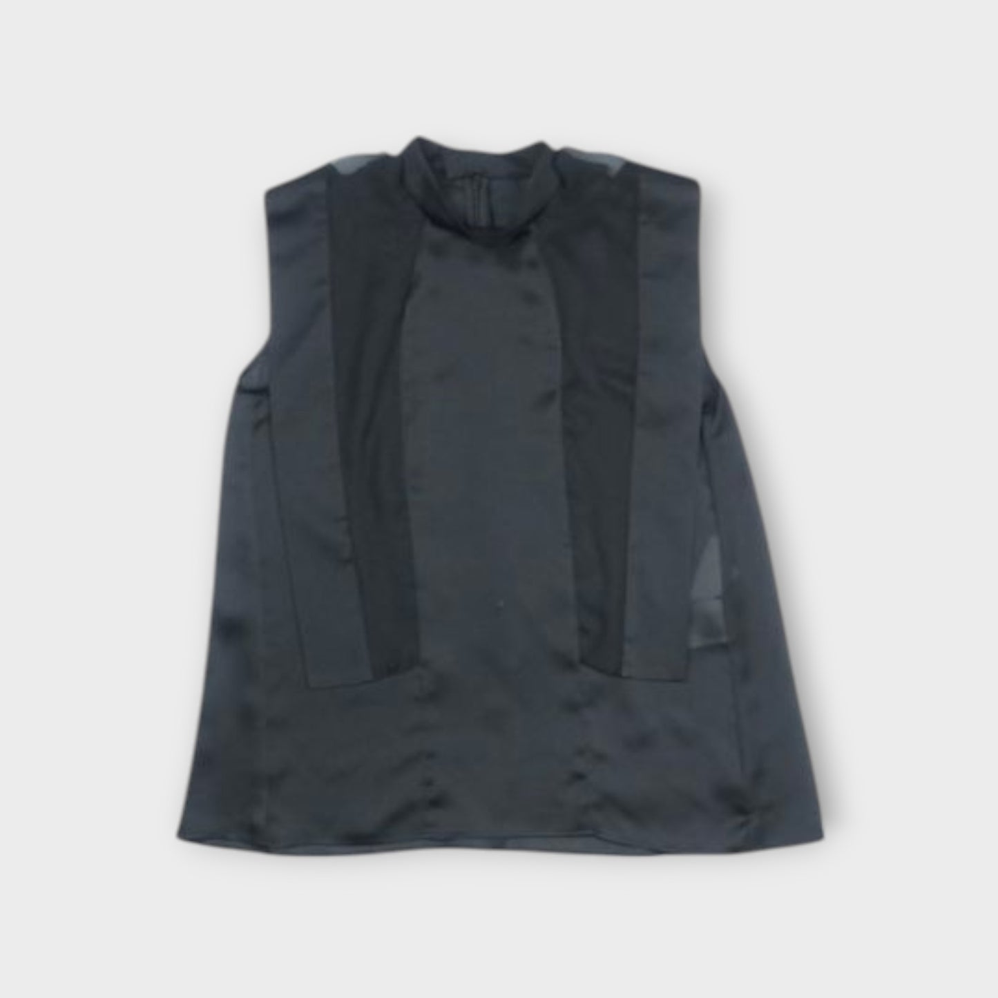 sacai Satin x Chiffon Pullover
